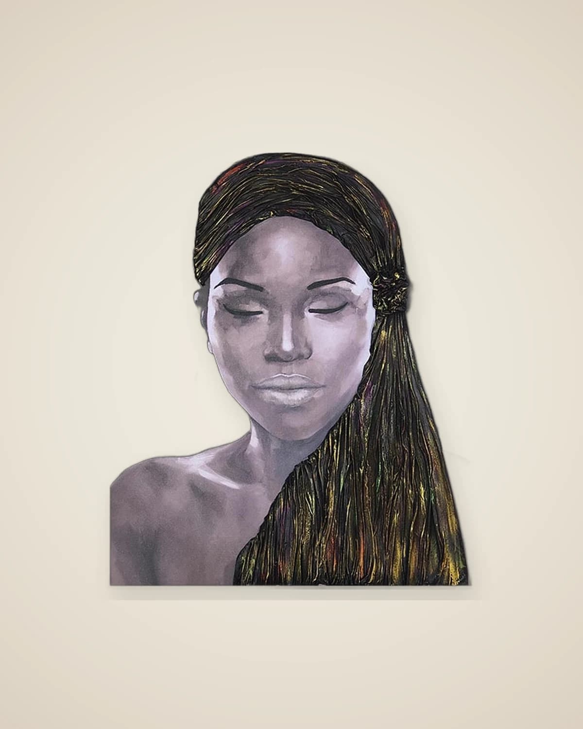 Marro Dreidimensionale strukturierte Ölfarbe, dekorative Malerei — TUTA — 2