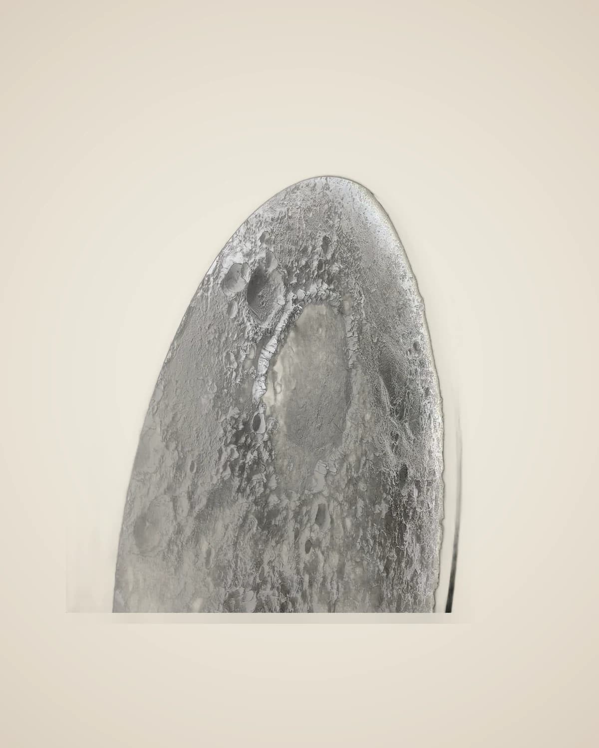 Dekoratives, beleuchtetes, dreidimensionales 145 cm großes Wandgemälde mit Neil-Moon-Thema — TUTA — 5