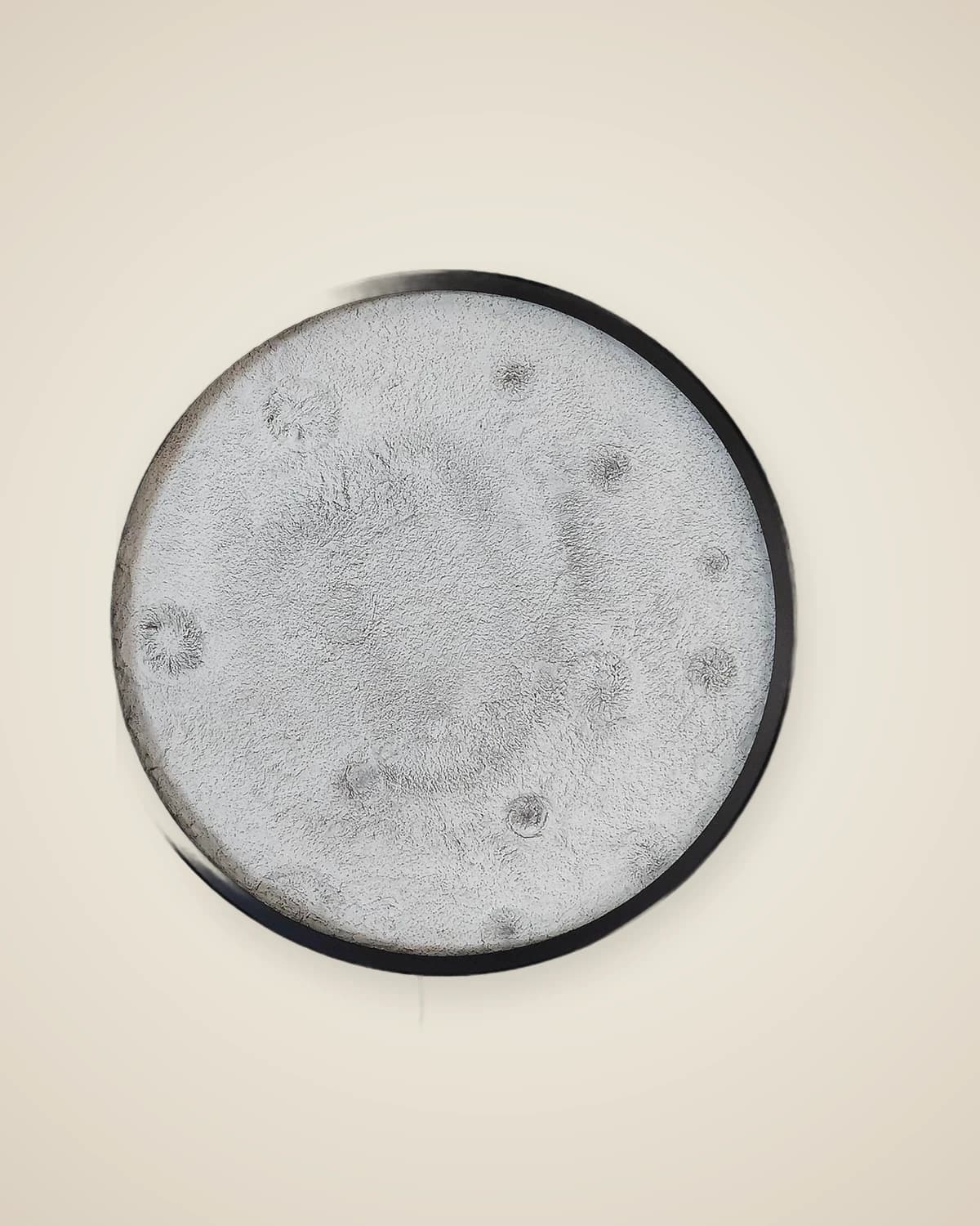 Dekoratives, beleuchtetes, dreidimensionales 80-cm-Wandgemälde mit Neil-Moon-Motiv — TUTA — 3