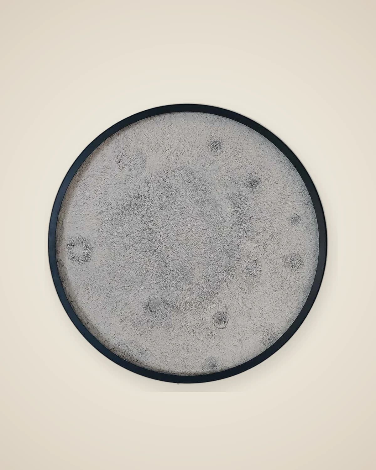 Dekoratives, beleuchtetes, dreidimensionales 80-cm-Wandgemälde mit Neil-Moon-Motiv — TUTA — 4