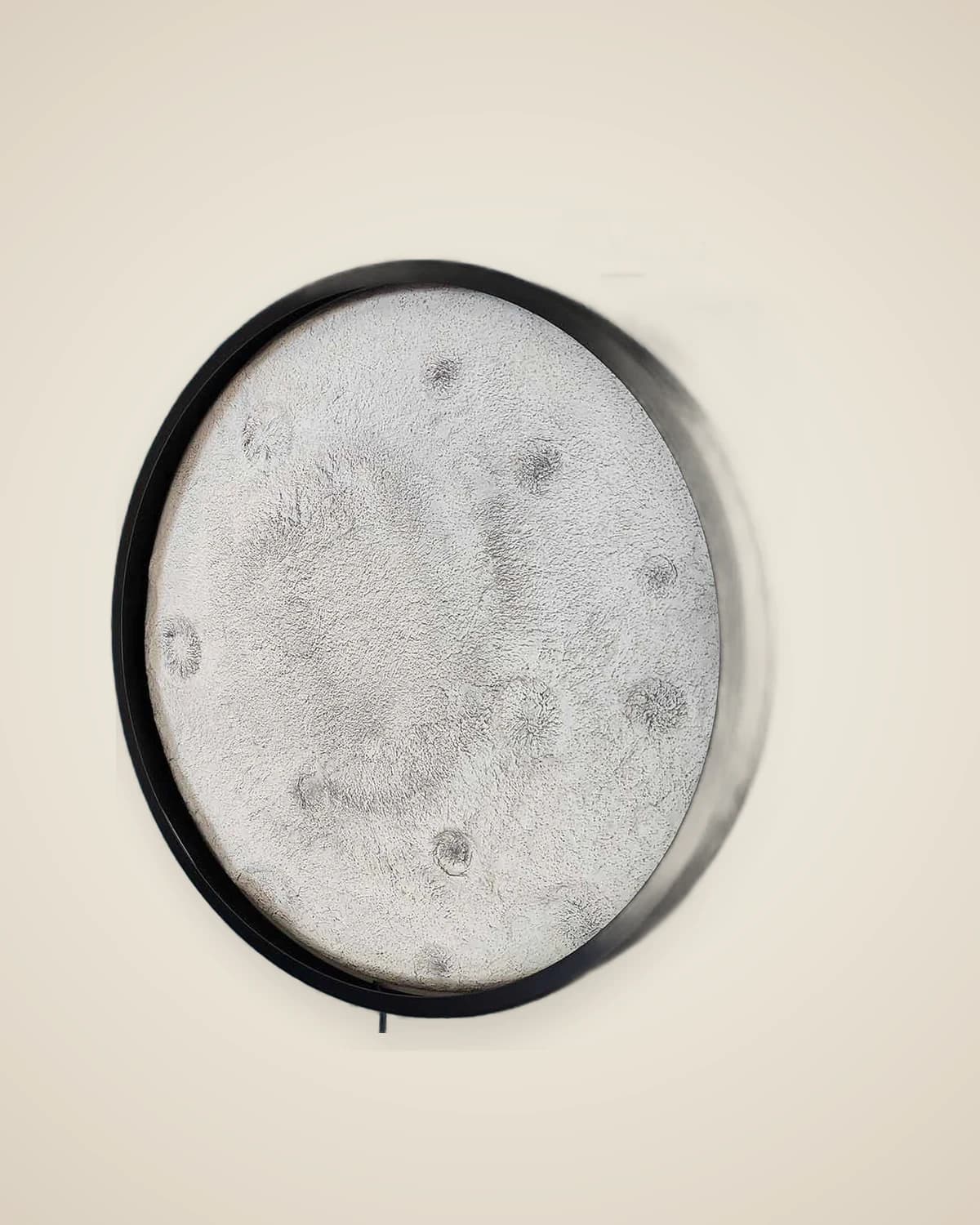 Dekoratives, beleuchtetes, dreidimensionales 80-cm-Wandgemälde mit Neil-Moon-Motiv — TUTA — 6