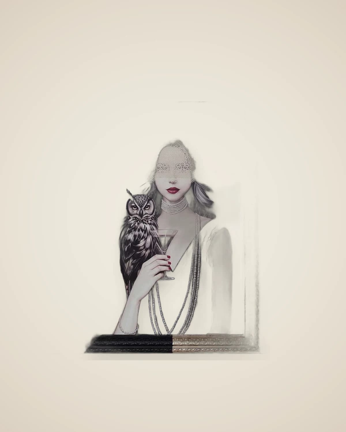 Nachteleganz – Porträtmalerei im Spitzenschatten — TUTA — 2