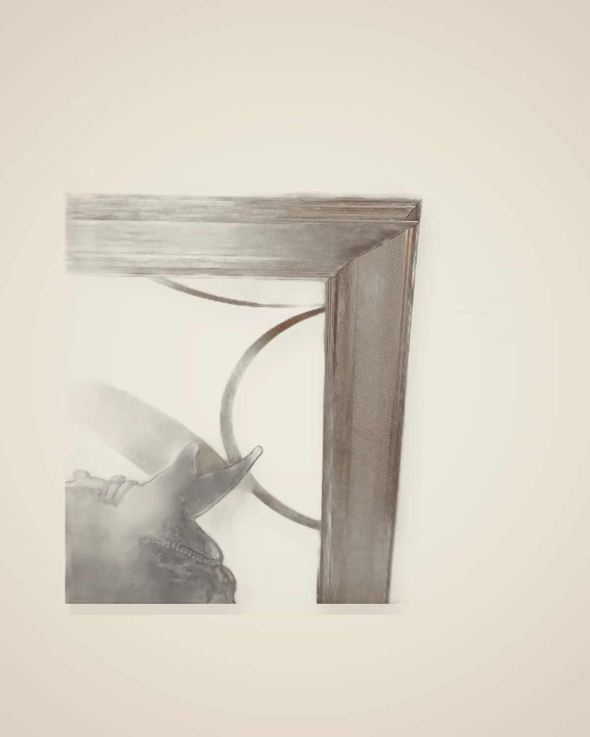 Edle dekorative Pferdemalerei mit vierfachem Holzrahmen — TUTA — 6