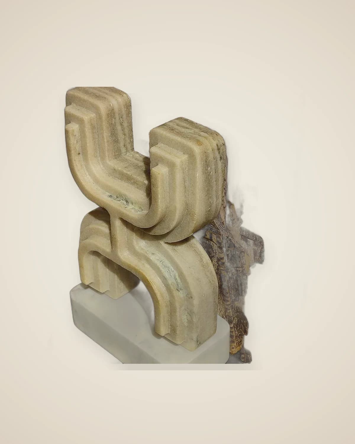 Декоративный объект из мрамора оникса 15x8x24 — TUTA — 5