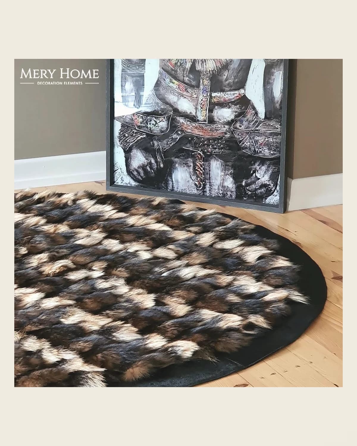 سجادة جلد الثعلب الأصلية — TUTA — 2