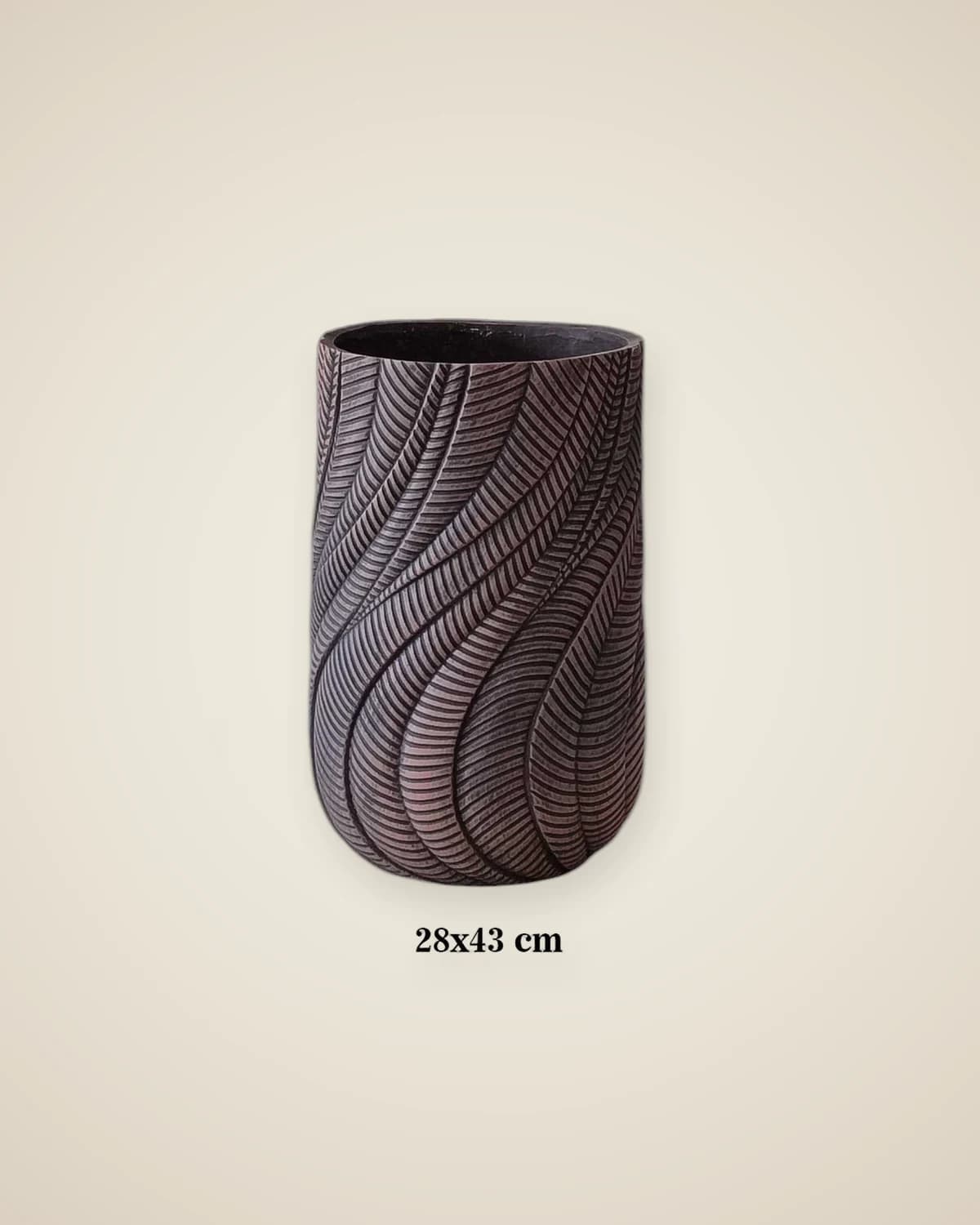 Oris dekorativer Blumentopf, kleine Größe 28 x 43 cm — TUTA — 4