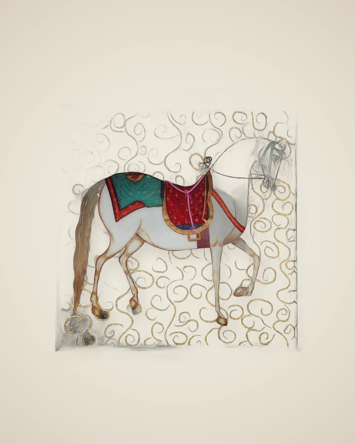 Osmanisches dekoratives Wohnzimmertischmodell — TUTA — 2