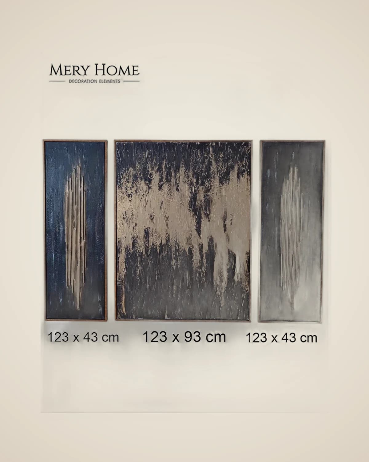 Palas Ölfarbe, strukturiertes Set-Gemälde — TUTA — 4