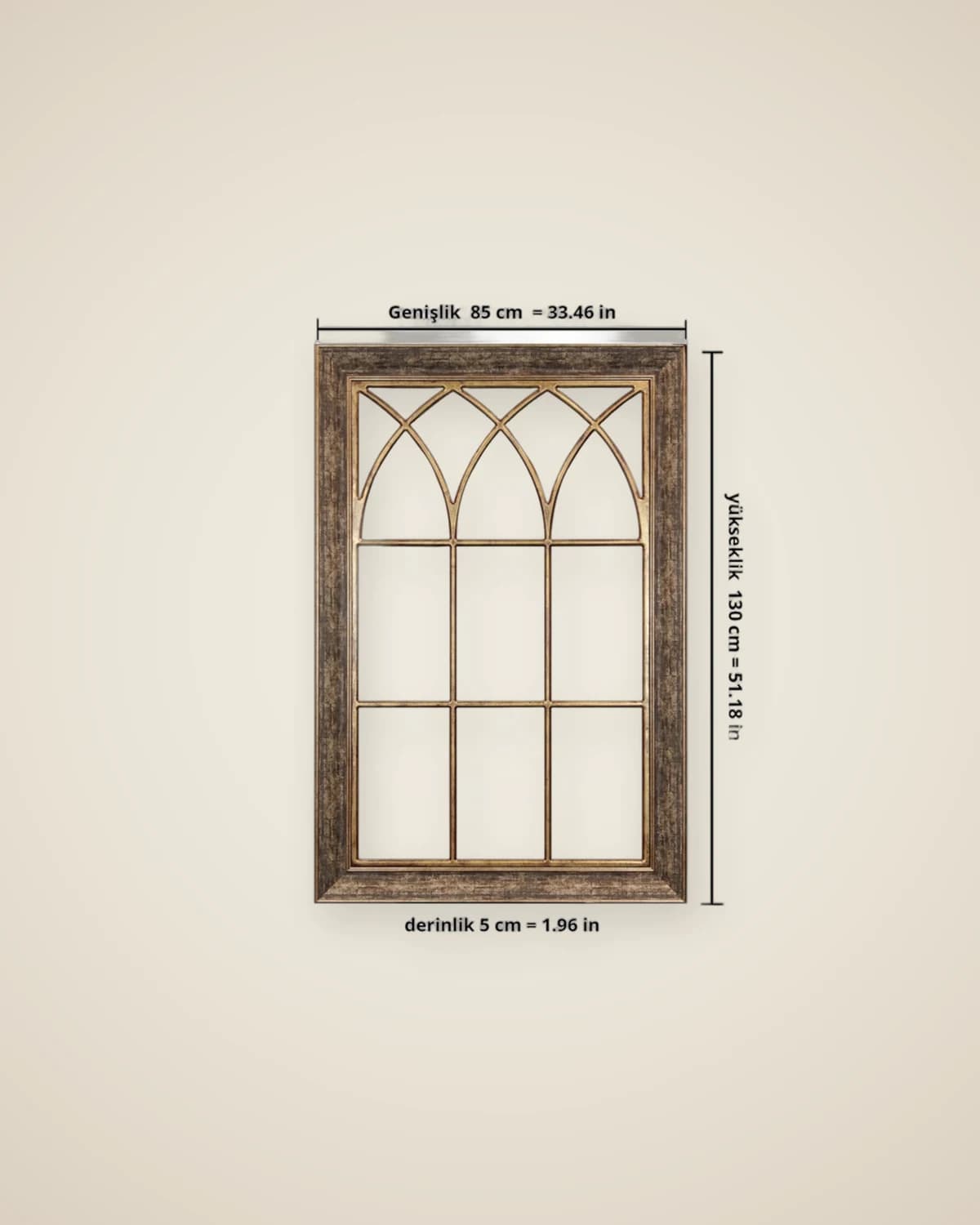 Patricia gerahmter dekorativer Spiegel | TUTA Heimdekoration — TUTA — 4