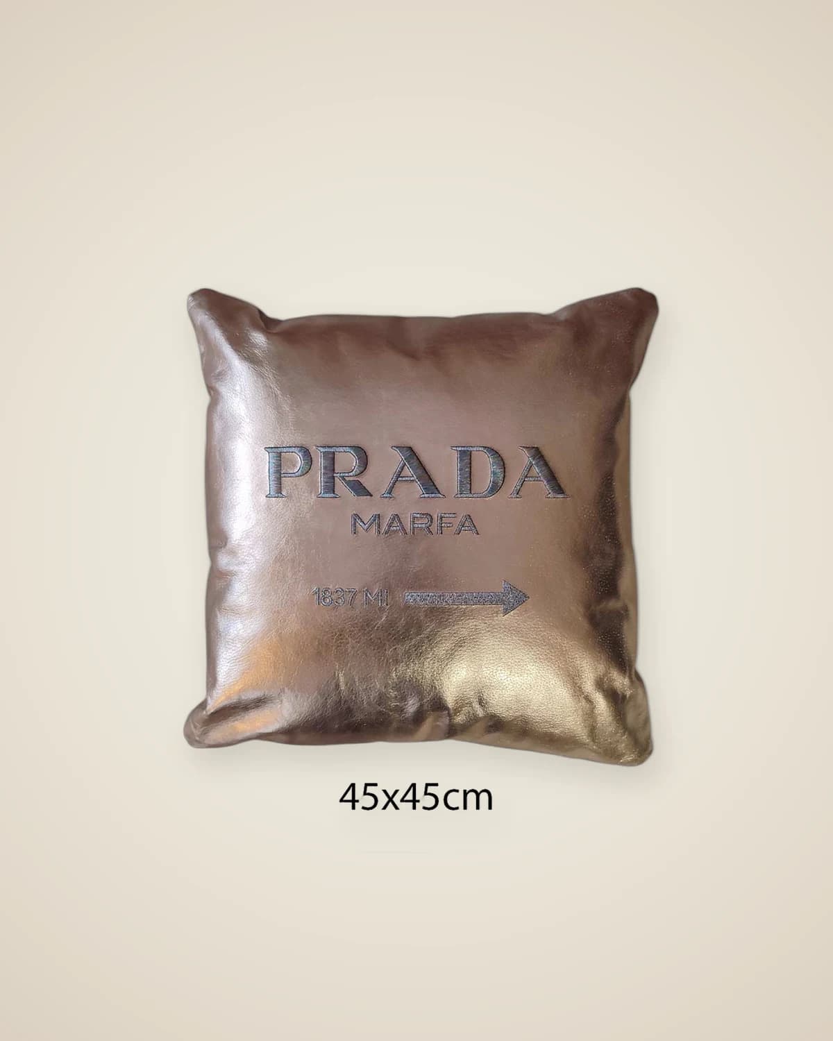 Proof Original dekoratives Kissen aus Leder — TUTA — 4