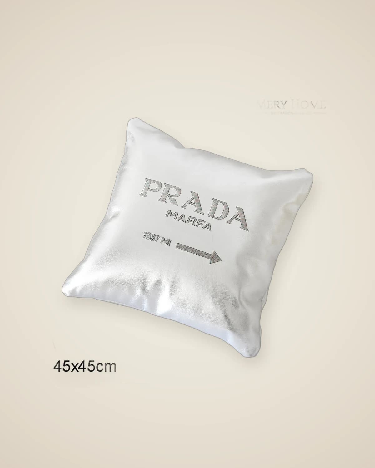 Модель гордой оригинальной кожаной декоративной подушки — TUTA — 4