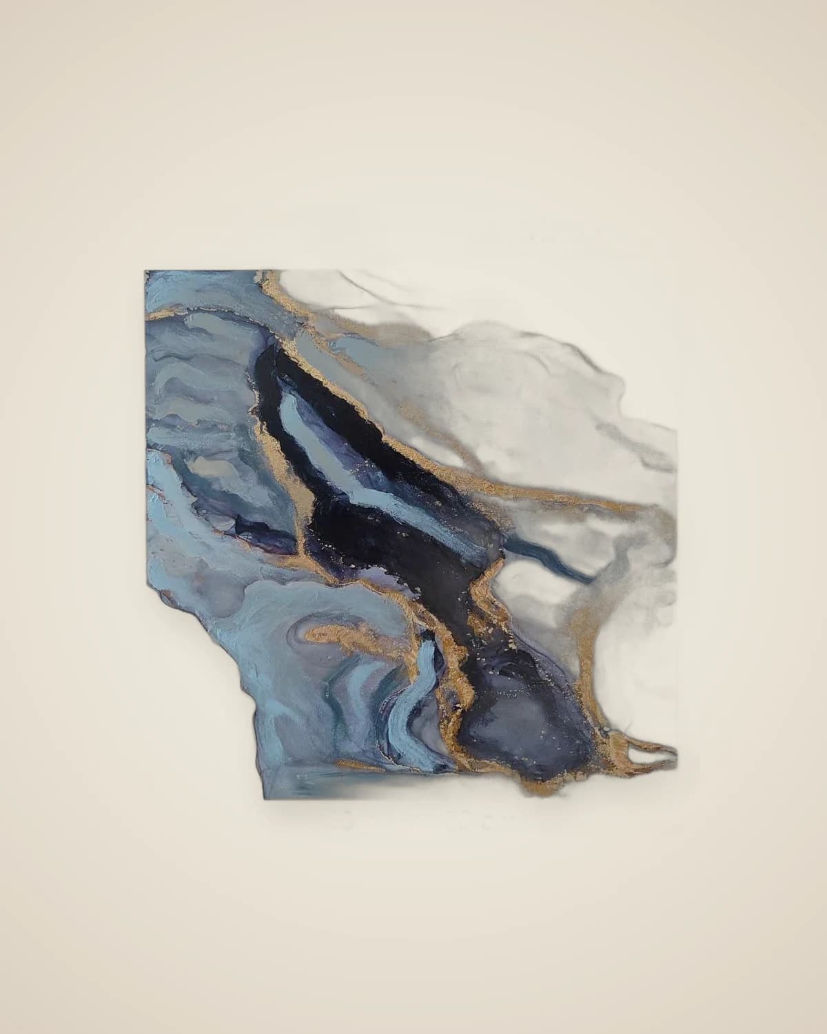 Strukturierte Malerei mit Quarzölfarbe — TUTA — 4