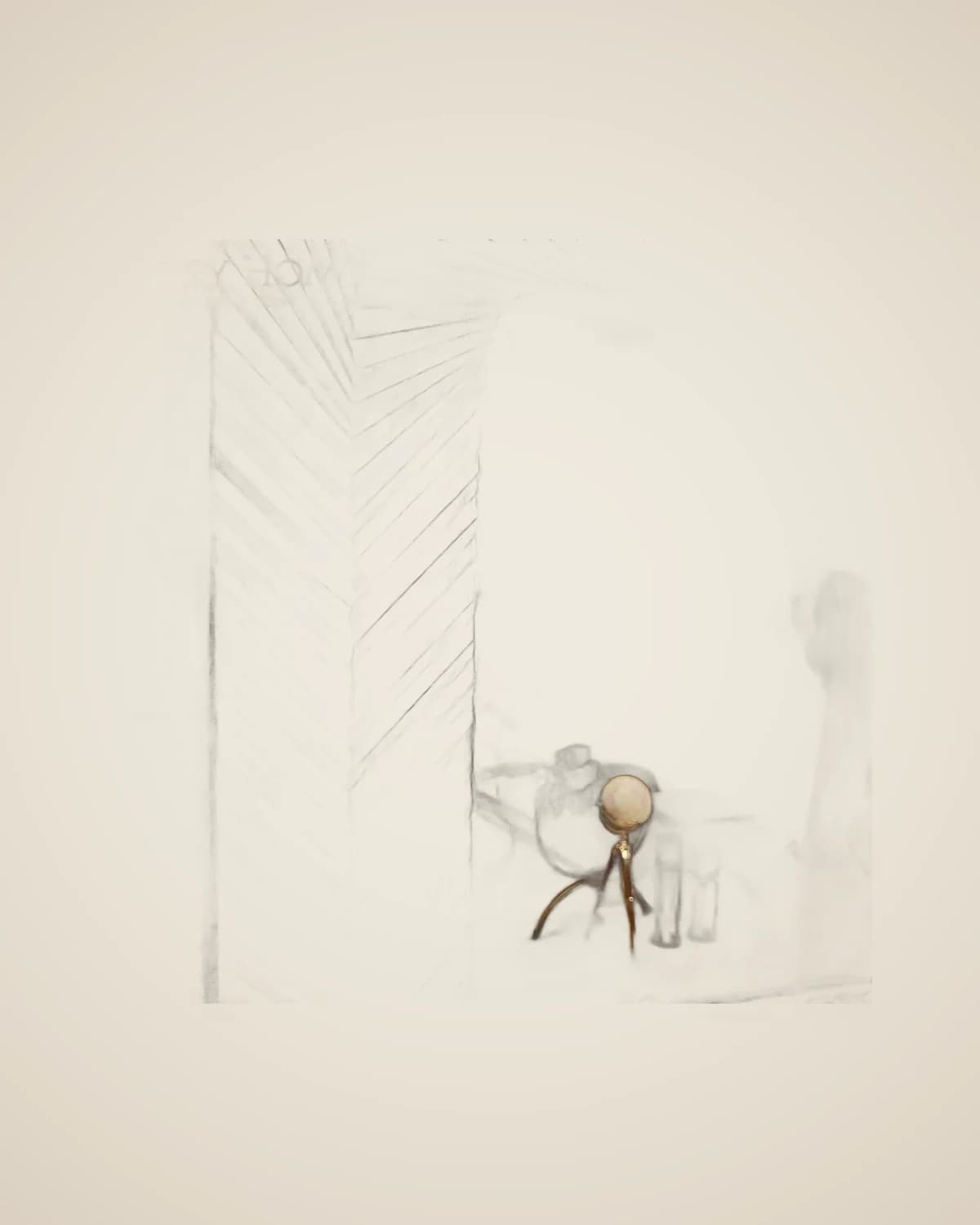 Полосатое деревянное зеркало в стиле ретро — TUTA — 6