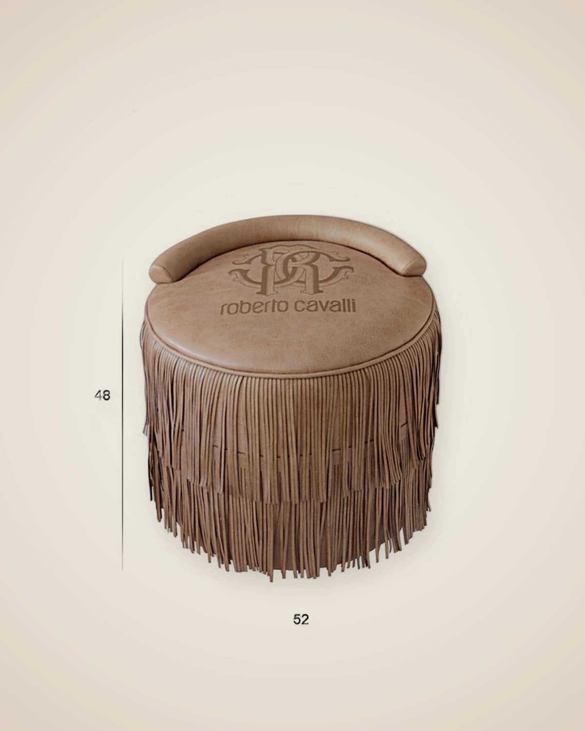 Luxuriöses dekoratives Pouf-Zubehör von Roberto Cavalli — TUTA — 4