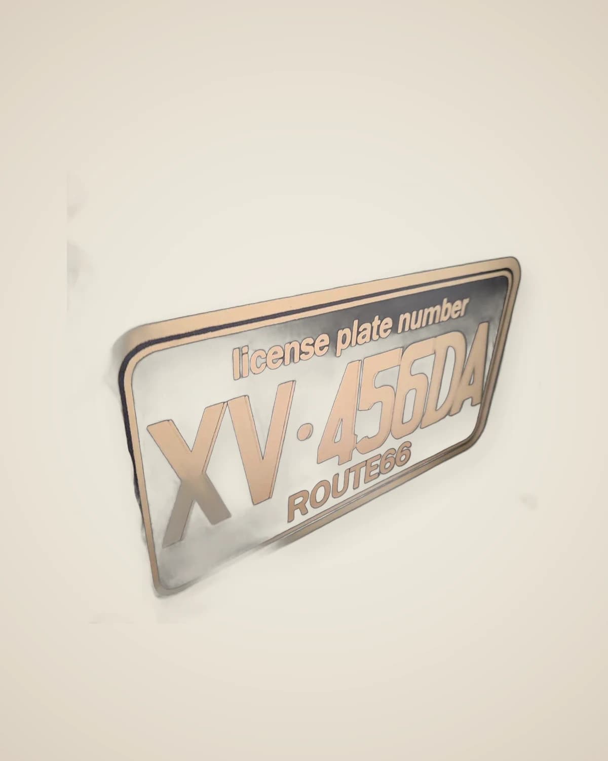 Dekoratives Uhrengemälde im Route66-Stil mit Metall-Motorradfigur im Industriestil R66 — TUTA — 6