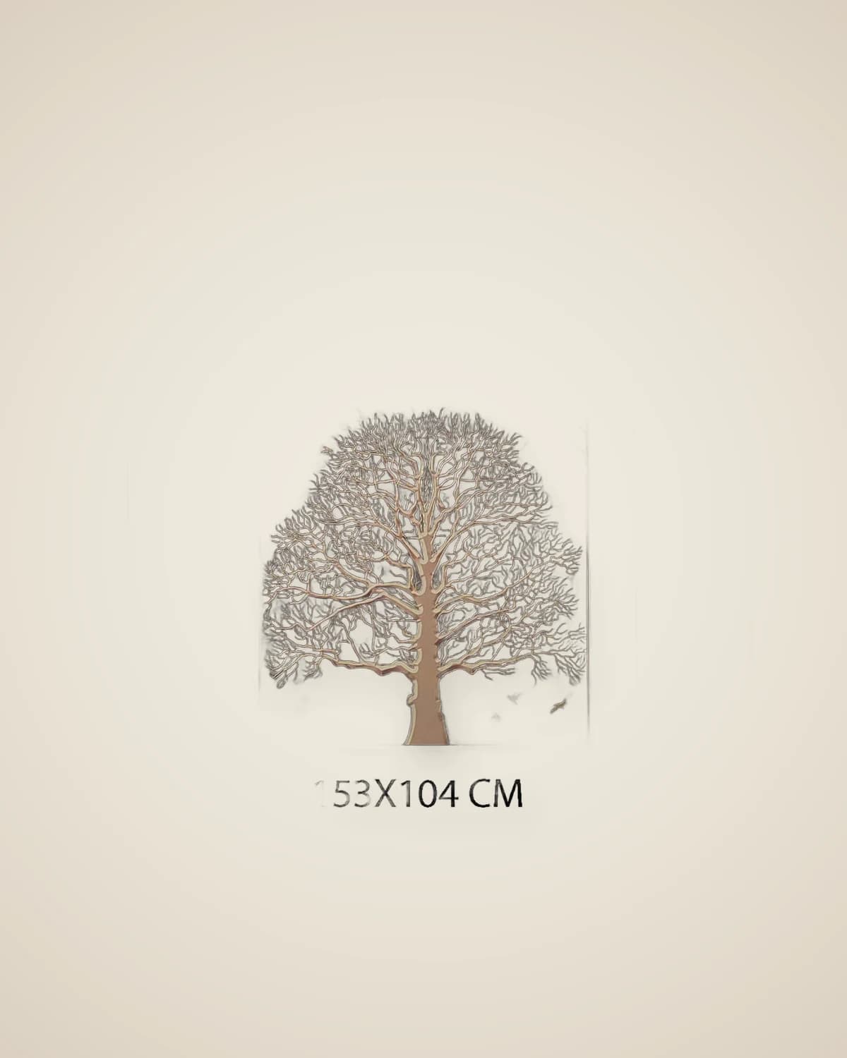 Serenity Tree Moderner und dekorativer Baum mit Muster, Golddetail, Prägung, großes Baumgemälde — TUTA — 4