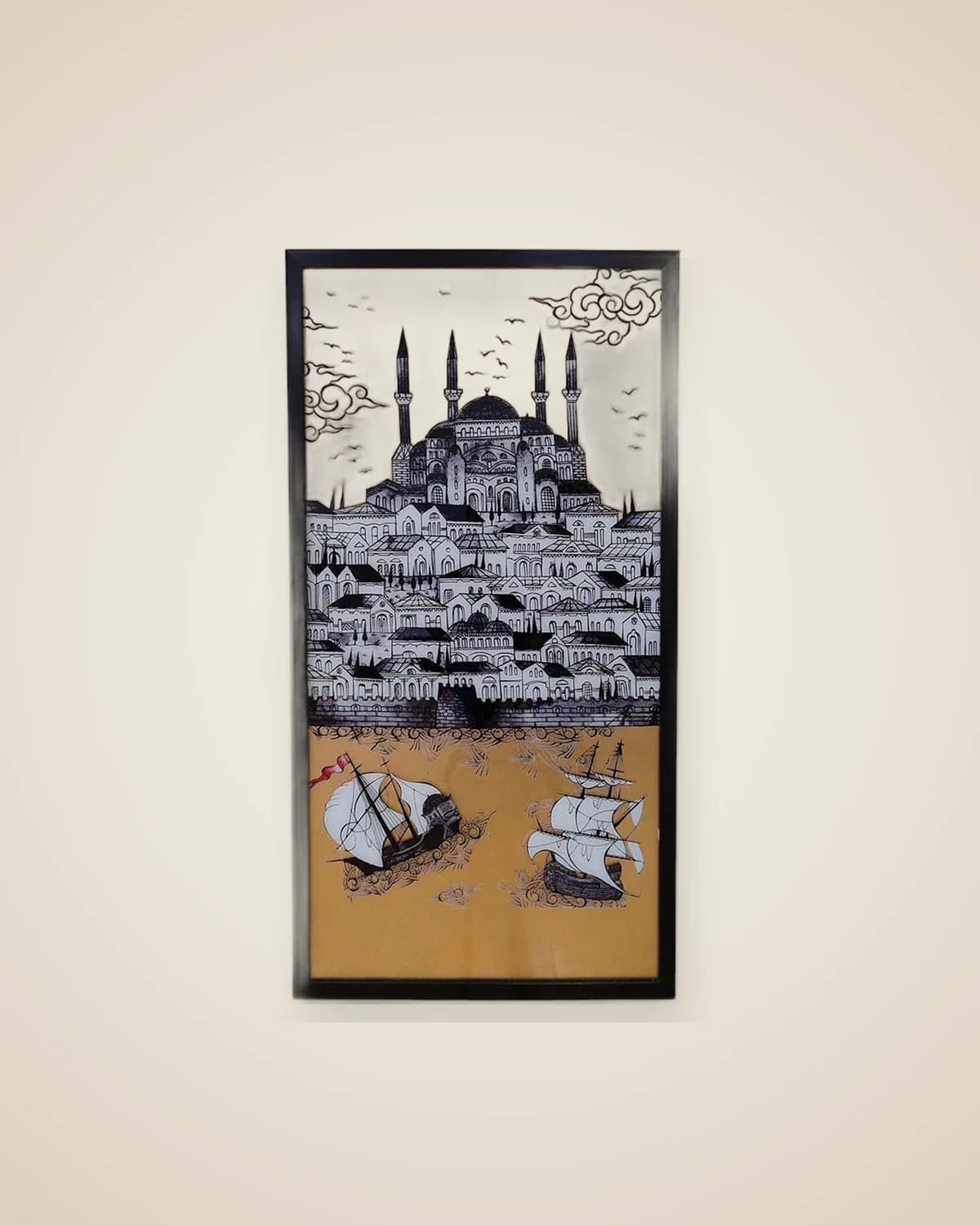 Üsküdar-Istanbul-Themengemälde — TUTA — 2