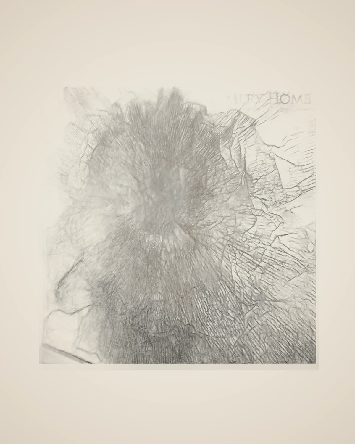 Spektakuläres, strukturiertes, mehrfarbiges Ölgemälde im Format 103 x 103 cm — TUTA — 5