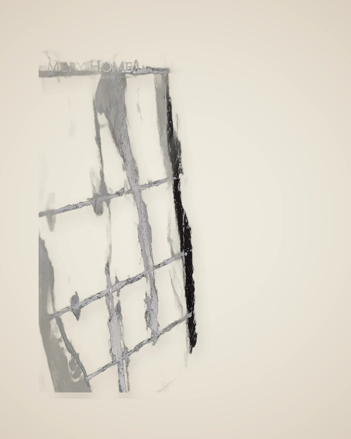 Strata, strukturierte moderne abstrakte Wandmalerei mit Ölfarbe, 124 x 184 cm — TUTA — 5