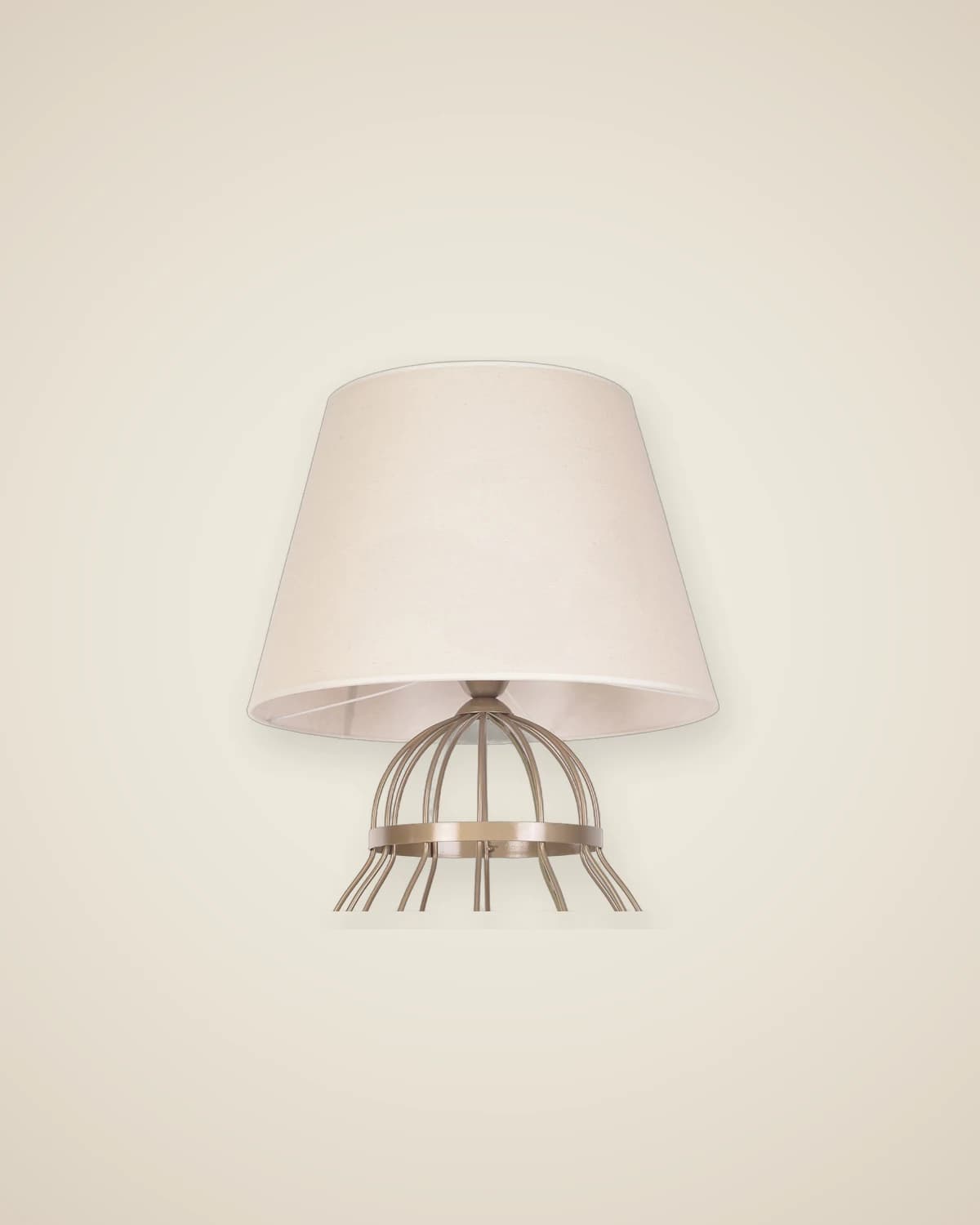 Stilvolles Design-Stehlampenmodell mit Käfig, antik beschichteter Blumenhalter — TUTA — 4