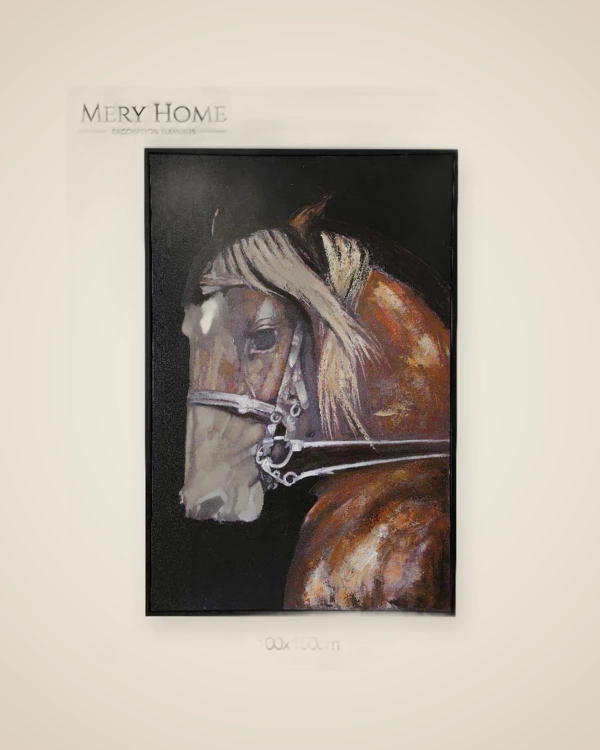 Thai Horse Themed Oil Painting Textured Painting — TUTA — 4