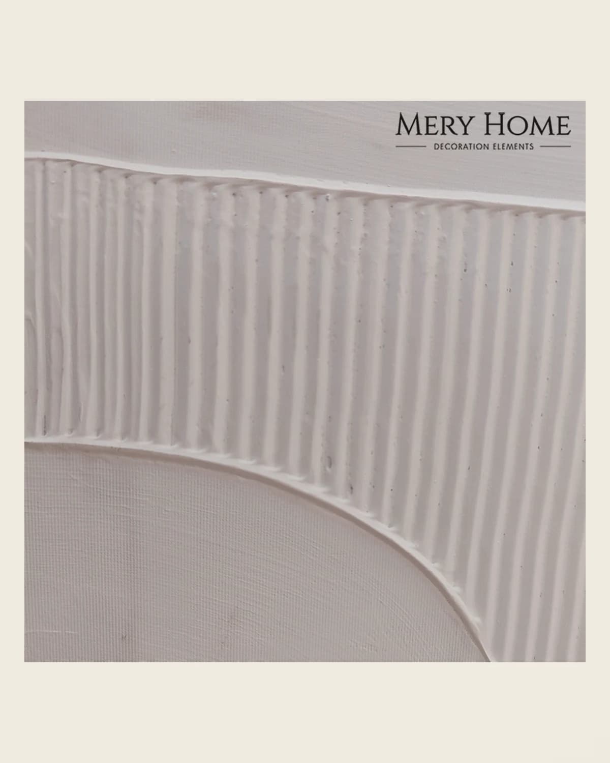 Der Traum von Weiß – Strukturiertes handgefertigtes abstraktes Ölgemälde 90 x 120 cm — TUTA — 5