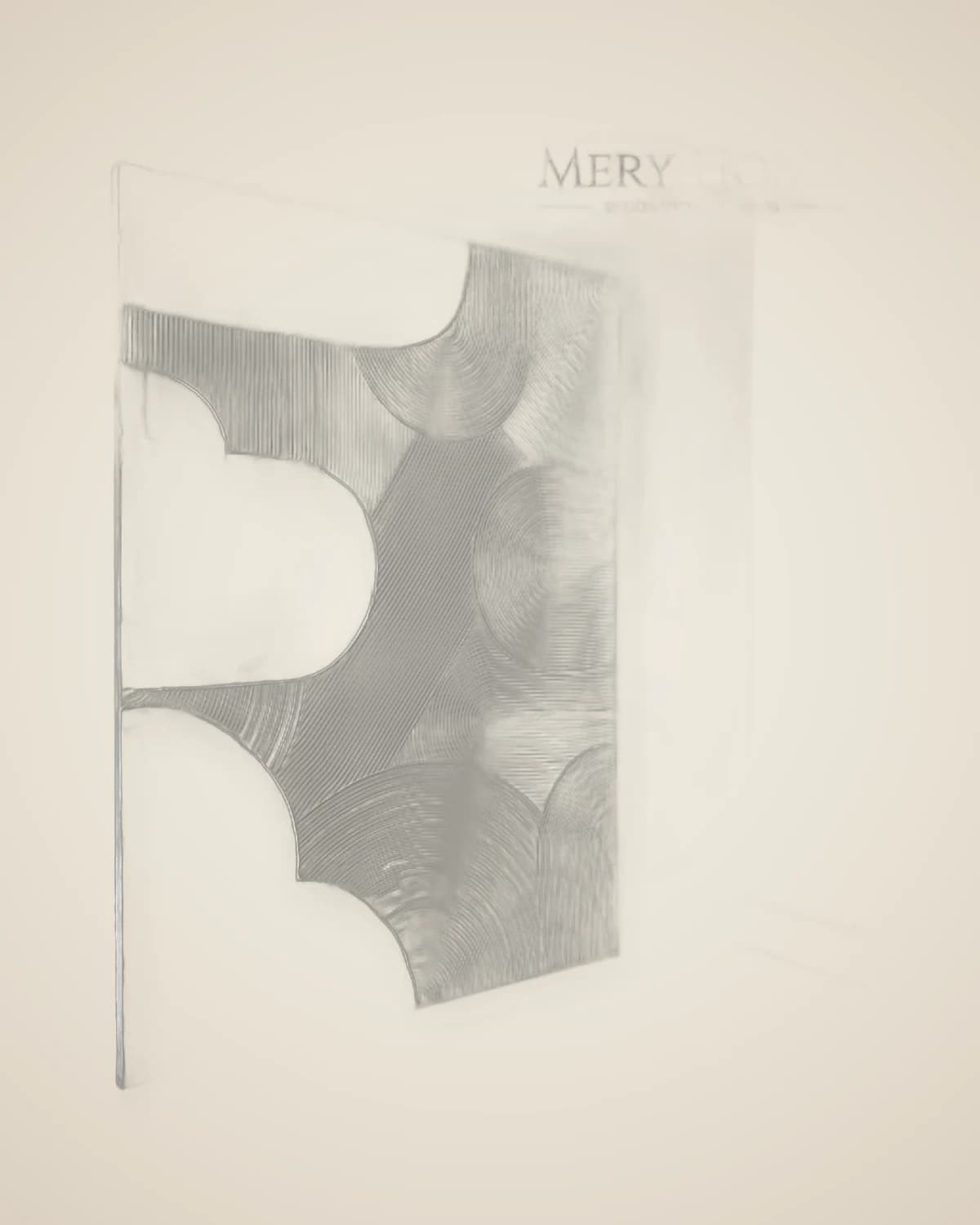 Der Traum von Weiß – Strukturiertes handgefertigtes abstraktes Ölgemälde 90 x 120 cm — TUTA — 6