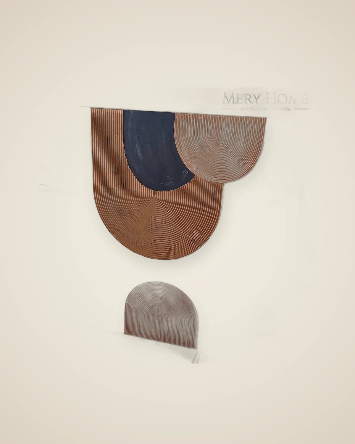 Die Magie des Schwarzen - Strukturiertes handgemachtes abstraktes Ölgemälde 80x100 cm — TUTA — 3