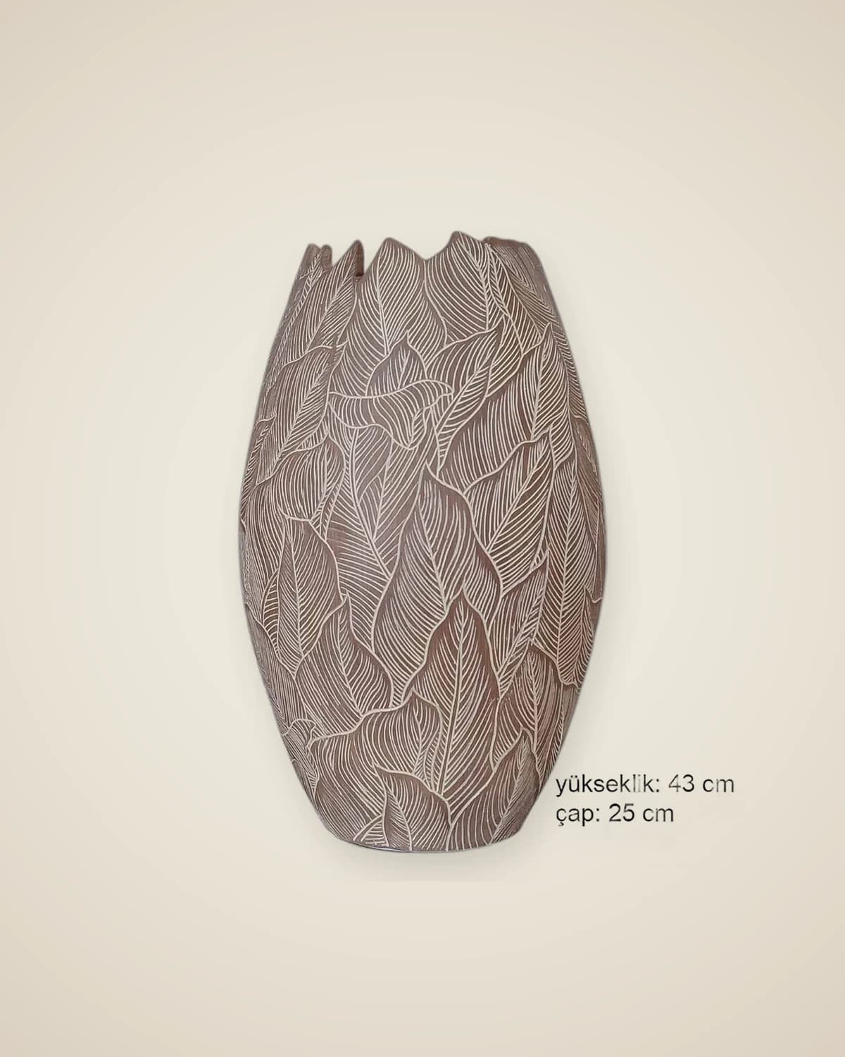 Роскошная декоративная ваза Vein — TUTA — 4