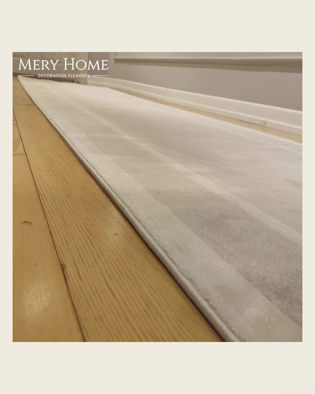 Viskosegarn, modernes Design, dekorativer Läuferteppich, 310 x 80 cm — TUTA — 3