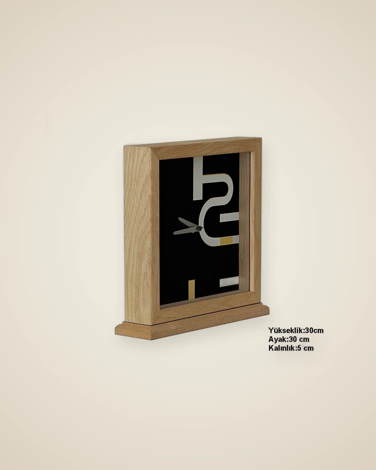 настольные часы в деревянной рамке — TUTA — 4