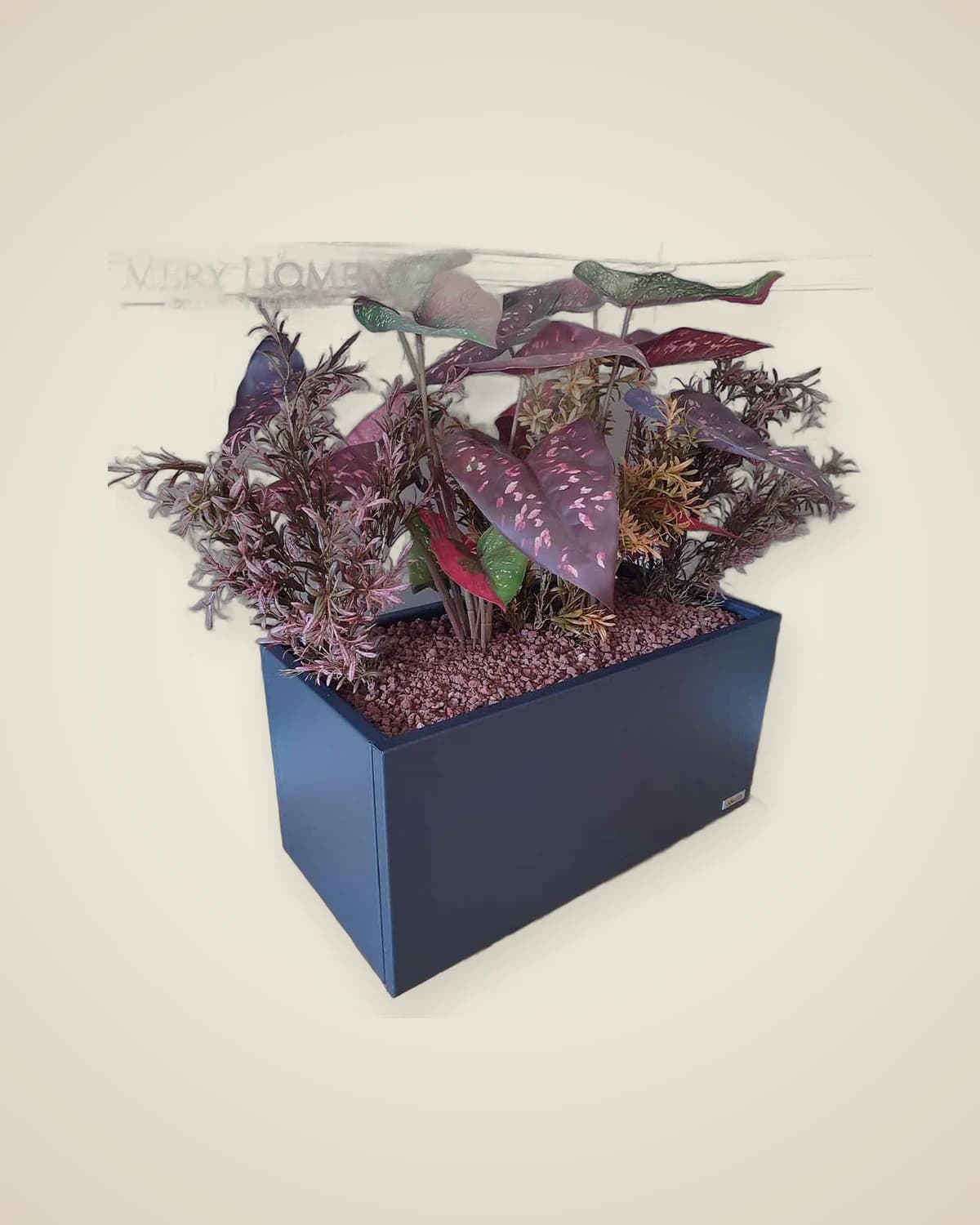 Передвижной декоративный металлический цветочный горшок Zen Garden — TUTA — 4