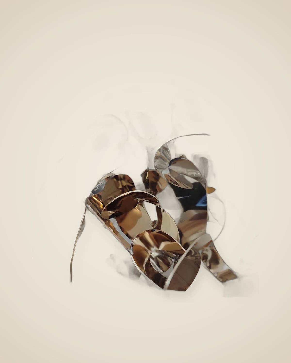 Zenith-Tischzubehör aus Edelstahl mit abstraktem Design — TUTA — 5